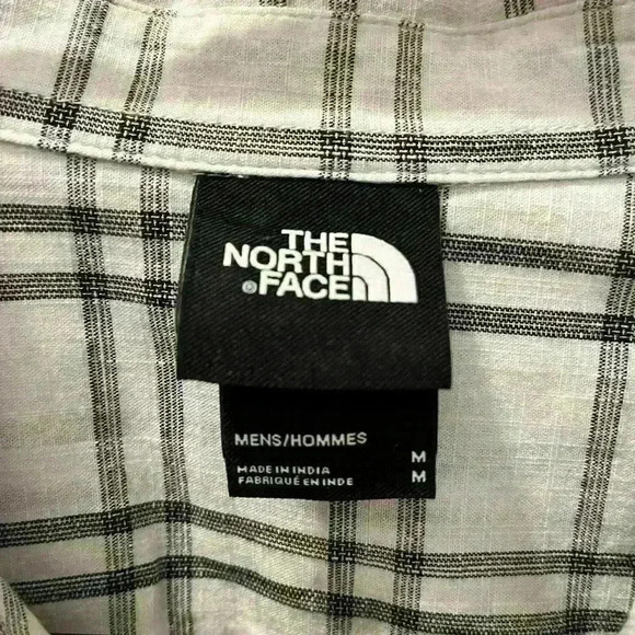 Mens The North Face  SS Button Down Cotton Shirt - Picture 2 of 5
